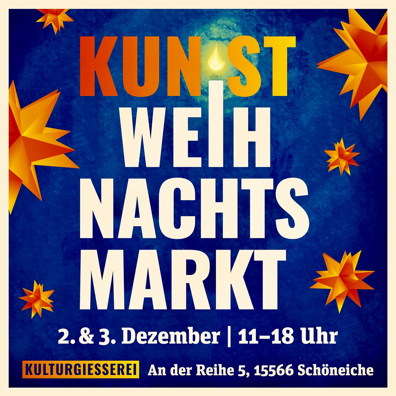 Kunst-Weihnachtsmarkt | Kulturgießerei Schöneiche